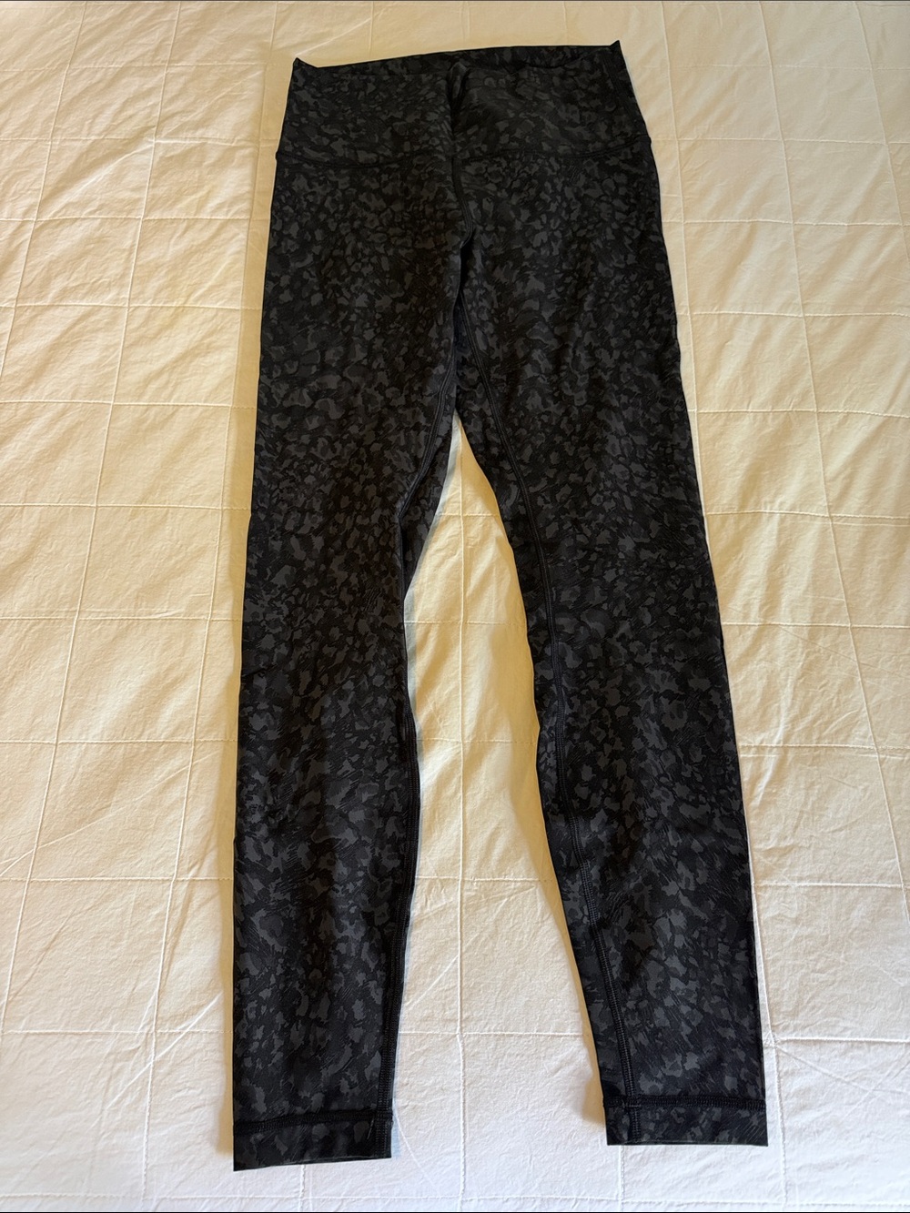 lululemon athletica Black Subtle Printed High-Rise Leggings